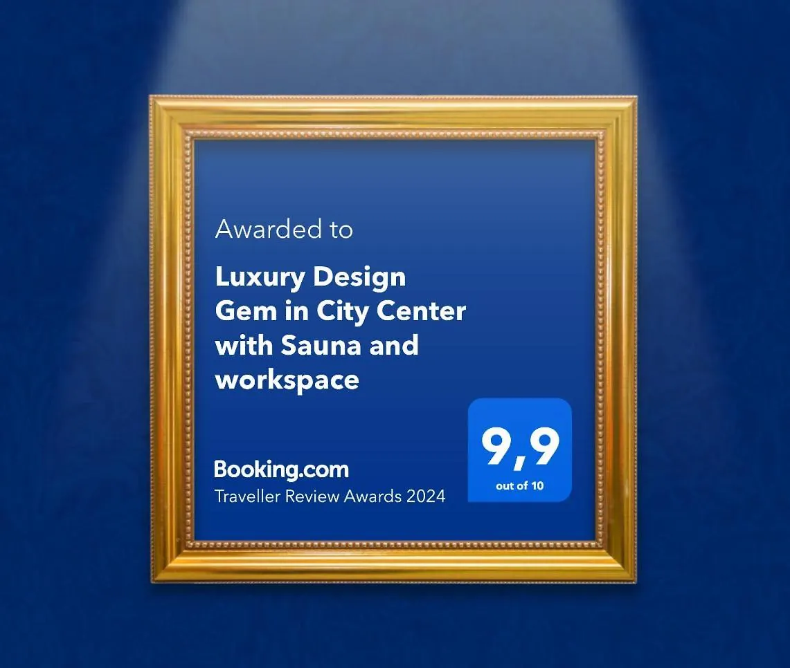 公寓 Luxury Design Gem In City Center With Sauna And Workspace 赫尔辛基